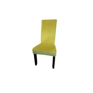 Smiry Stretch Chair Covers for Dining Room Set of 4, Soft Fit Removable Yellow